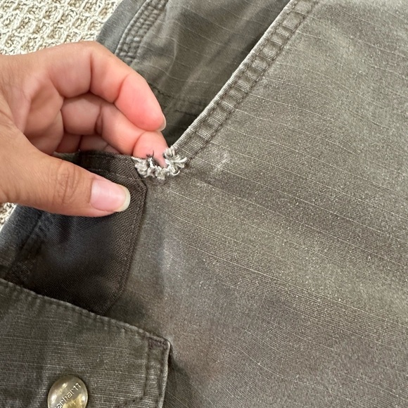 Carhartt Brown Cargo Shorts Durable Cotton Utilitarian Design - Picture 4 of 7